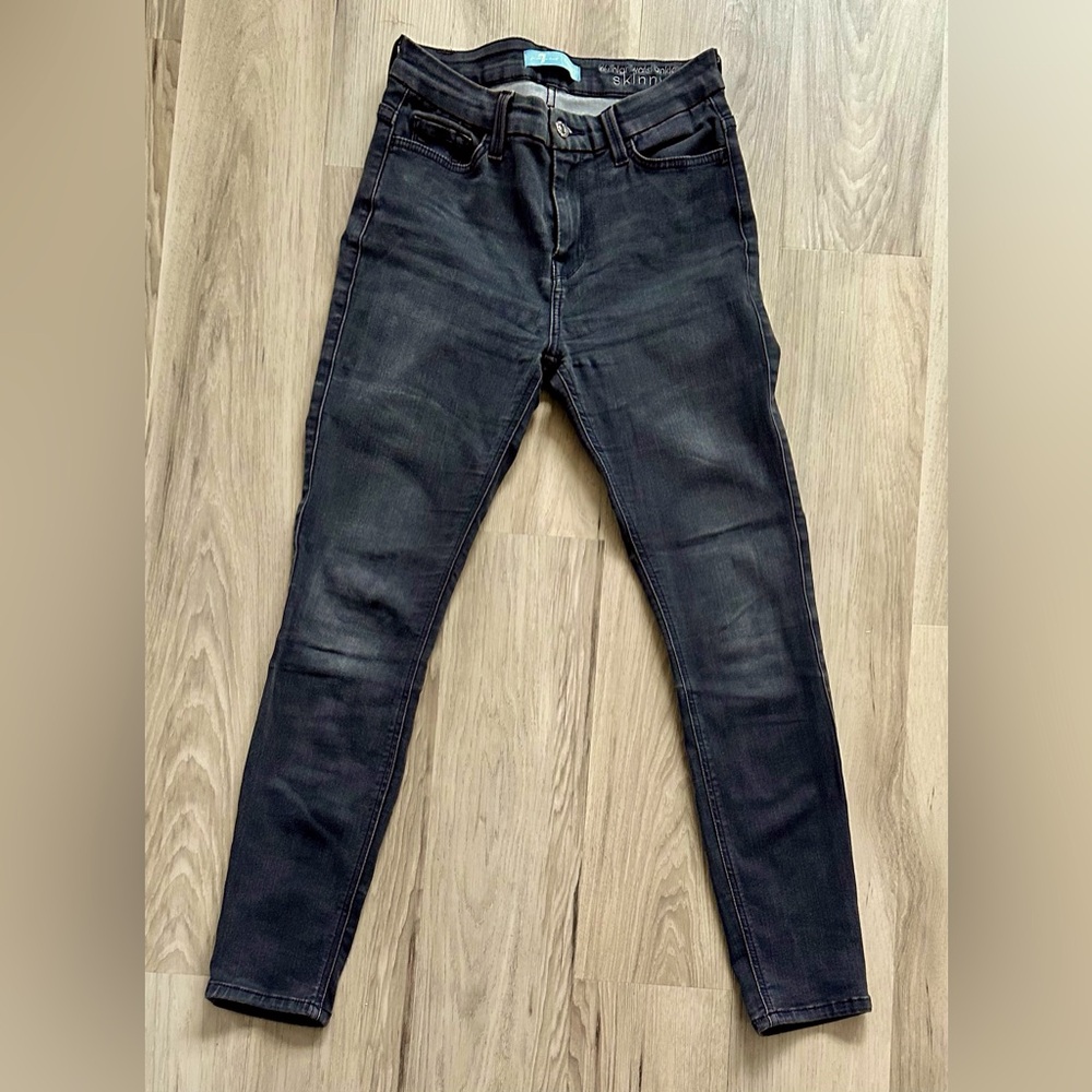 B(AIR) DENIM HIGH WAIST ANKLE SKINNY IN EVENING GREY